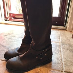 Kenneth Cole reaction brown riding boots